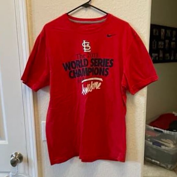 Nike Other - Nike standard fit tshirt "the 2011 world series champions of awesome"